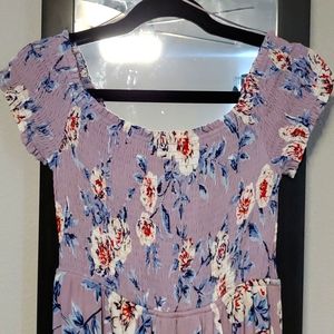 Candies Floral Maxi Romper Size Large